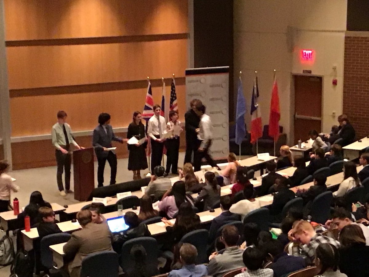 Diane Compton (@comptonss209) on Twitter photo Congratulations to Mende and Halo on their Honorable Mention portraying Russia on the UNOOSA Committee! Great job! #onceacard <a href="/ShoreRocks/">Shore Rocks!</a> <a href="/MrDwyerMentor/">Tommy Dwyer</a> <a href="/PavkovAnna/">Anna Pavkov</a> <a href="/HooseSMS/">Mrs. Hoose</a> <a href="/MentorHamman/">Tim Hamman</a> <a href="/MentorModelUN/">Mentor High Model UN</a> <a href="/CleWorldAffairs/">CCWA</a> Congratulations to Mende and Halo on their Honorable Mention portraying Russia on the UNOOSA Committee! Great job! #onceacard <a href="/ShoreRocks/">Shore Rocks!</a> <a href="/MrDwyerMentor/">Tommy Dwyer</a> <a href="/PavkovAnna/">Anna Pavkov</a> <a href="/HooseSMS/">Mrs. Hoose</a> <a href="/MentorHamman/">Tim Hamman</a> <a href="/MentorModelUN/">Mentor High Model UN</a> <a href="/CleWorldAffairs/">CCWA</a>