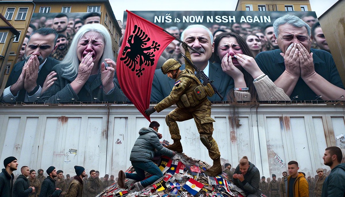dardanian01's tweet photo. Nis will soon take the name that always had "Nish". Nish in Albanian language is number 1, while asking the Serbs where the name Nis comes from, they have no comment.
Nish is 🇦🇱 #kosova #albania https://t.co/VRSmTOlcTr