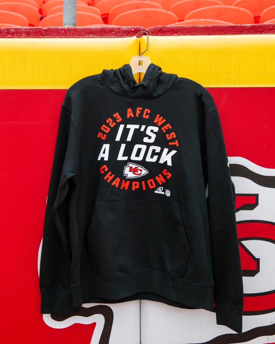 Time to rep #ChiefsKingdom and gear up for the playoffs! Come see us to make this @nike hoodie yours, available while supplies last! For shipping or pickup, call 816-920-8223.