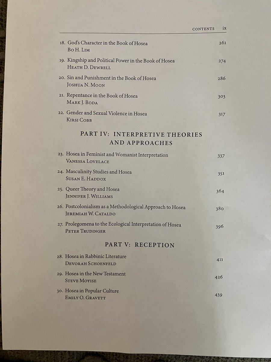 bkelle's tweet photo. BOOK NEWS 🎈the Oxford Handbook of Hosea is in final production (out in April!). Amazing contributors &amp; essays. I cannot wait for people to have this resource in their hands. Previews attached! I hope John Hayes is proud 🥹. @OUPAcademic https://t.co/Zhl59D8SMt