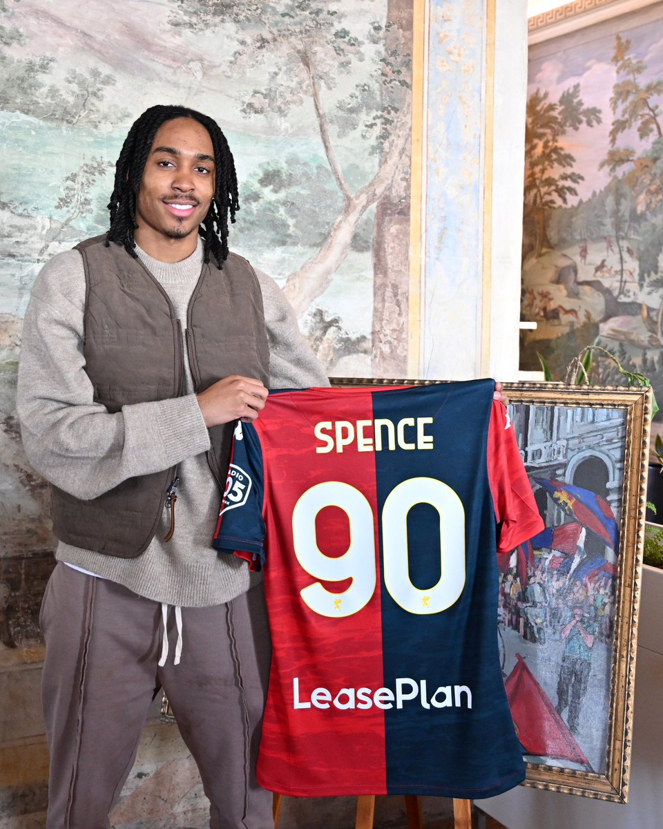 FabrizioRomano's tweet photo. 🔴🔵🏴󠁧󠁢󠁥󠁮󠁧󠁿 Official, confirmed. Djed Spence joins Genoa on loan deal from Spurs with salary paid by #THFC until the end of the season.

Genoa will have €10m buy option clause not mandatory.

⚪️👀 Next announcement: Radu Dragusin as new Spurs player with number 6. https://t.co/cx01Qx7pkM