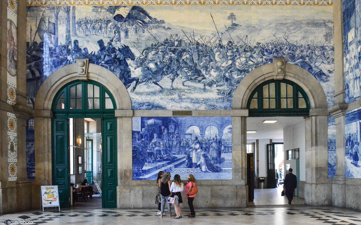 Eingangshalle des Bahnhofs São Bento in Porto (Portugal) #365Projekt #52Projekt #Foto #Fotografie #Photo #Photography #PhotoOfTheDay #Nikon