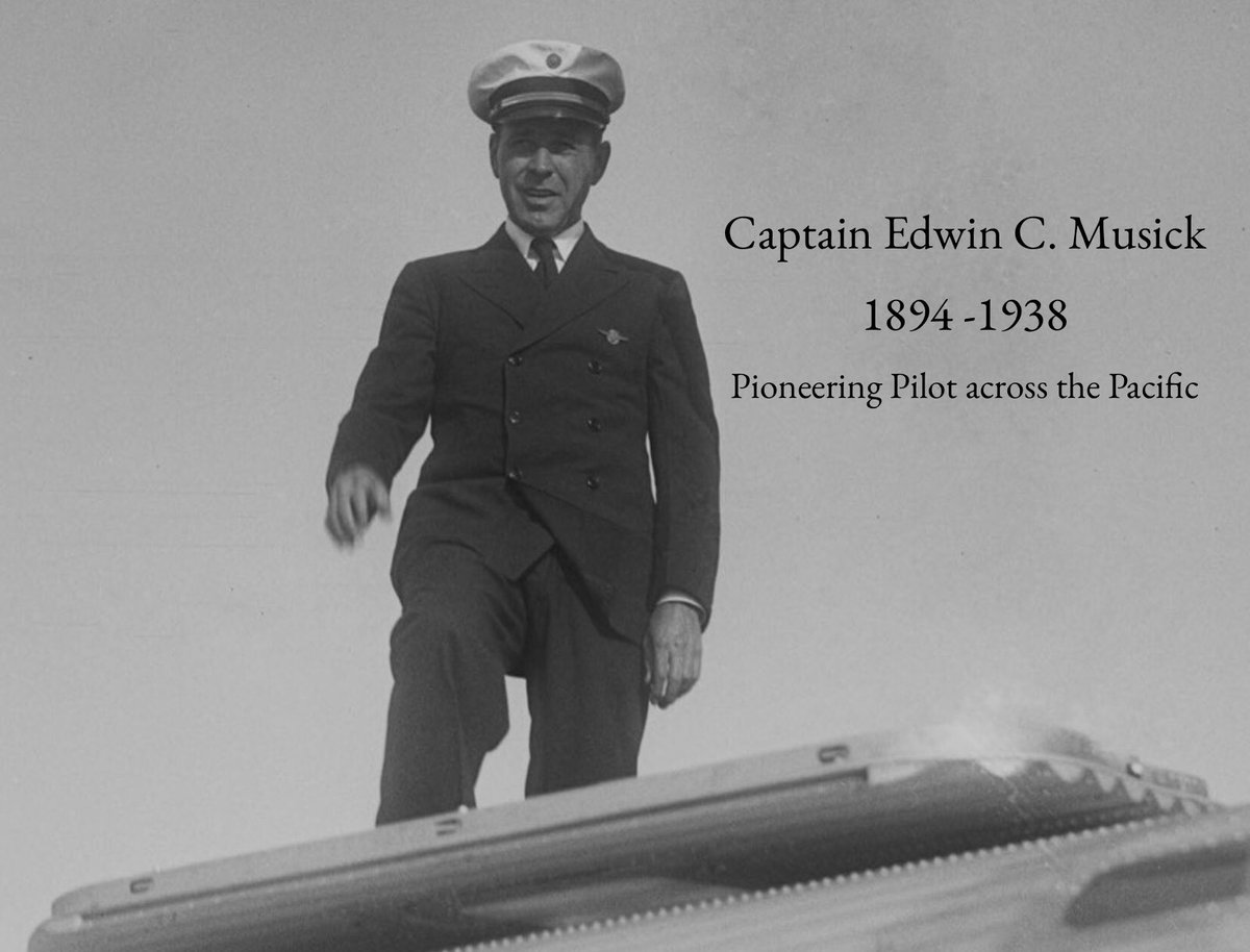 At this moment, 86 years ago, the Pan American Airways Samoan Clipper with Captain Edwin C. Musick and his crew of 6 perished. Happy flying Ed. Wherever you are.