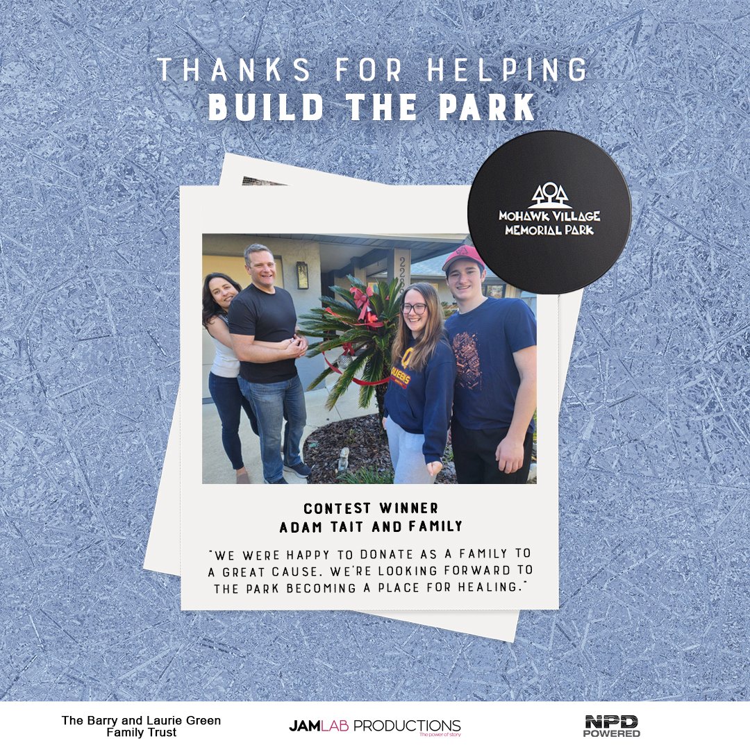 JamlabP's tweet photo. Whew, another fundraising effort completed for the building of the Mohawk Village Memorial Park! 🙌✨ https://t.co/H4KXVoOu5j