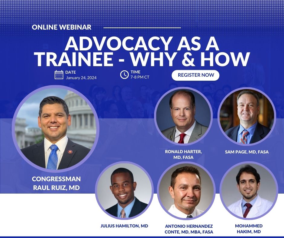 LAST CHANCE to register for @ASAlifeline's Resident Advocacy Webinar! The webinar is an opportunity to learn about the upcoming LEGISLATIVE CONFERENCE, the #ResidentScholar program, and more: asahq.org/advocacy-and-a… #anesthesiology #advocacy