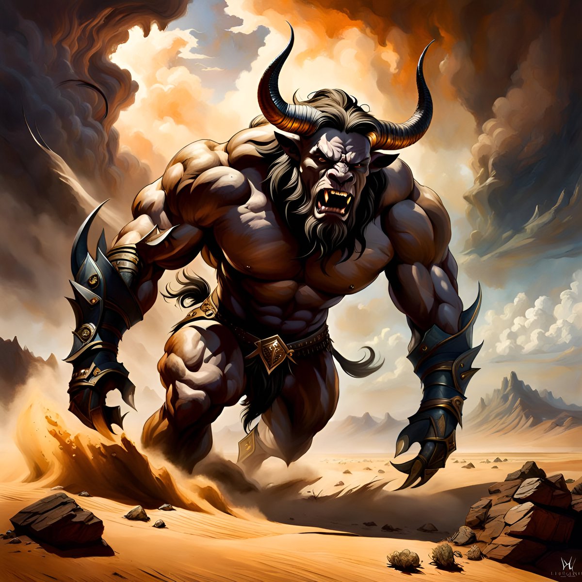 Sat_et_Nehys's tweet photo. Bestiaire 04 - Le Minotaure 🐂
https://t.co/e1OPUfyJMQ
@nightcafestudio
#aiart #aiartcommunity #aiartwork #nightcafestudio #aiartist #artist #beautiful #like #love #happy #picoftheday #fantasy #fantasyart #imagination #gallery #illustration #painting #minotaur #monster #character https://t.co/XbD6FD6GGX