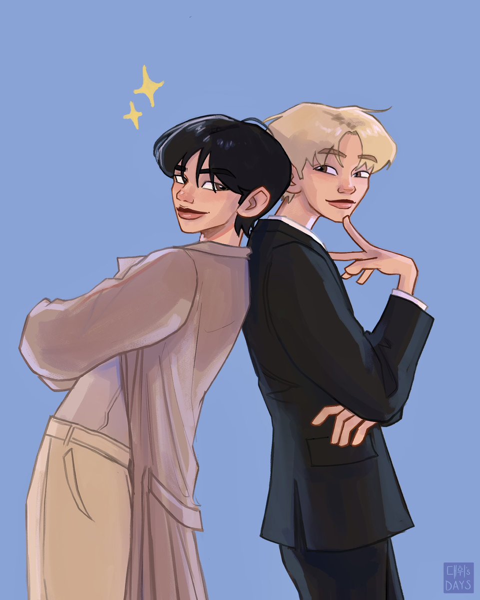「yeonmark besties #txt #nctdream #fanart」|sophie🕺のイラスト