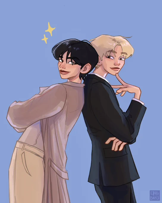 yeonmark besties #txt #nctdream #fanart
