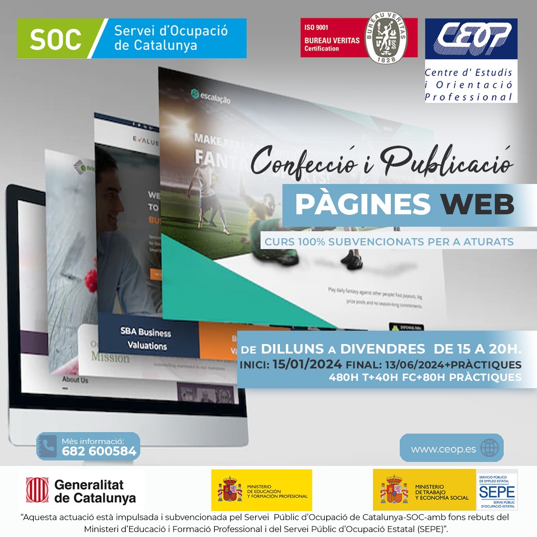 CEOPformacio's tweet photo. Aprèn a programar, inscriu-te! https://t.co/uXUbClsXM0