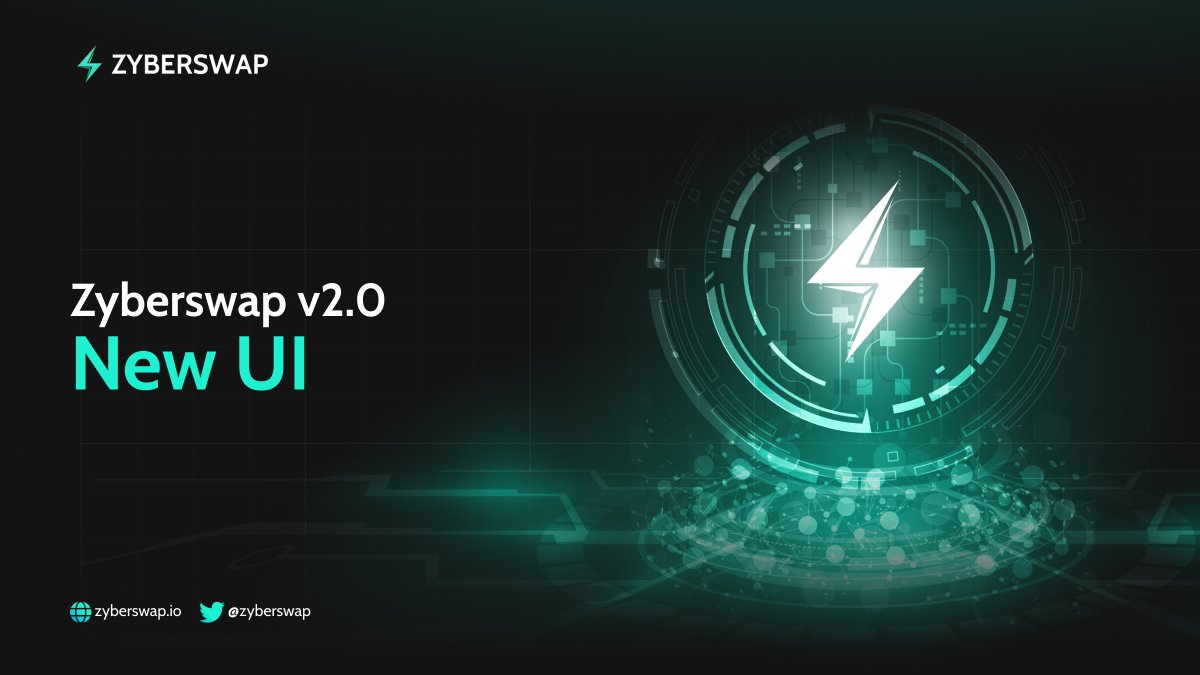 zyberswap's tweet photo. 💎 Zyberswap v2.0 - New User Interface 💎

We proudly announce that the highly anticipated #UI and #UX updates for the #Zyberswap v2.0 are officially LIVE!  

👉 New Design: https://t.co/RRS9vFBVPS

 #Arbitrum #Optimism #DEX #UX https://t.co/RXUGkrFY6c