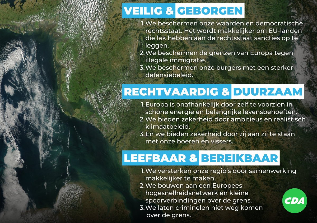 Gisteren presenteerde het CDA het verkiezingsprogramma voor de Europese verkiezingen. Helder, to the point, kritisch en gericht op effectieve samenwerking. Blij mee!