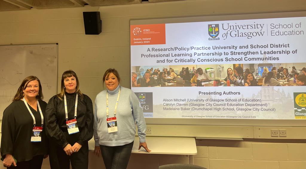 HTMsBaker's tweet image. Very proud and privileged to be presenting with @GCCLeadLearn @EdISGlasgow @UofGHeadship and linking the Research/policy Practice Partnership with the work being carried out by staff in our school.