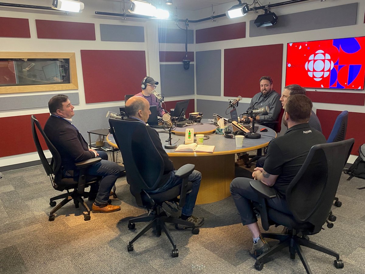 Hey @adamfwalsh, thanks for having us on @THESIGNALCBC to discuss tech and the cool things going on with healthcare here at home! Was great to have some of our innovation leaders such as @PolyUnity @BounceHI @NL_HealthServ on, I'm excited to see what comes next!