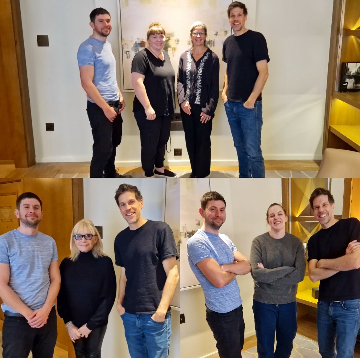 GilesAlderson's tweet image. Some pics from our @filmmakerspod episode with the ace filmmaking team on #Oppenheimer with #editor Jennifer Lame #makeupdesigner  Luisa Abel #hairdesigner Jamie Leigh McIntosh &amp;amp; #costumedesigner Ellen Mirojnick! 

Listen pod.fo/e/2116ff

#filmmakers #bafta #podcasting