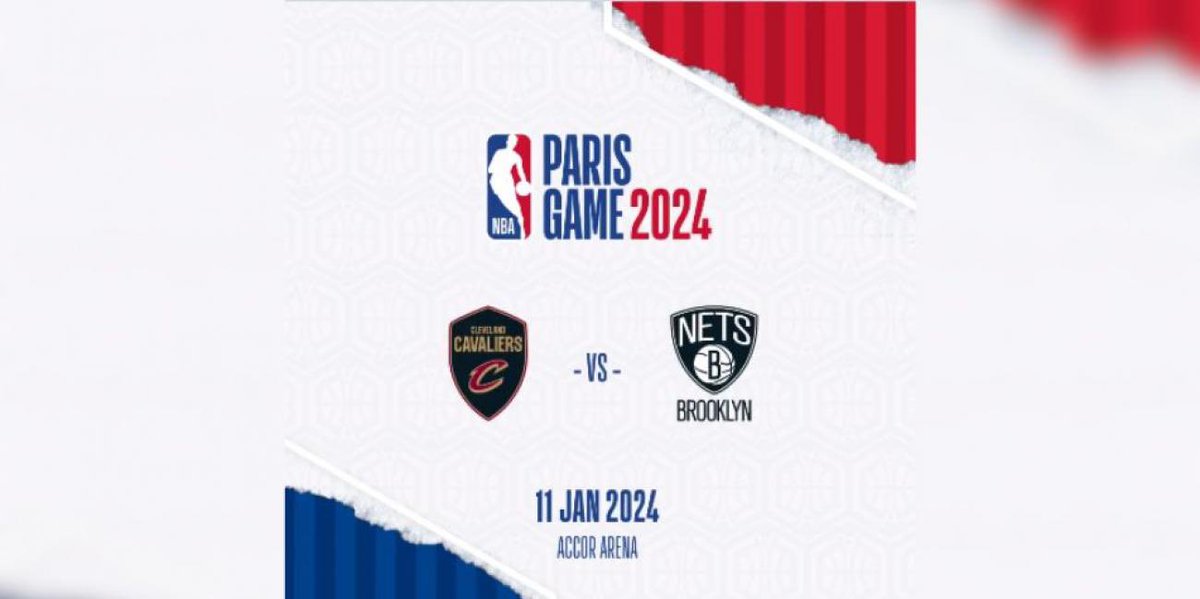 Prêt pour le #NBAParis ‼️
#NBA #arenagacor @canalplus #Brooklyn #Cleveland