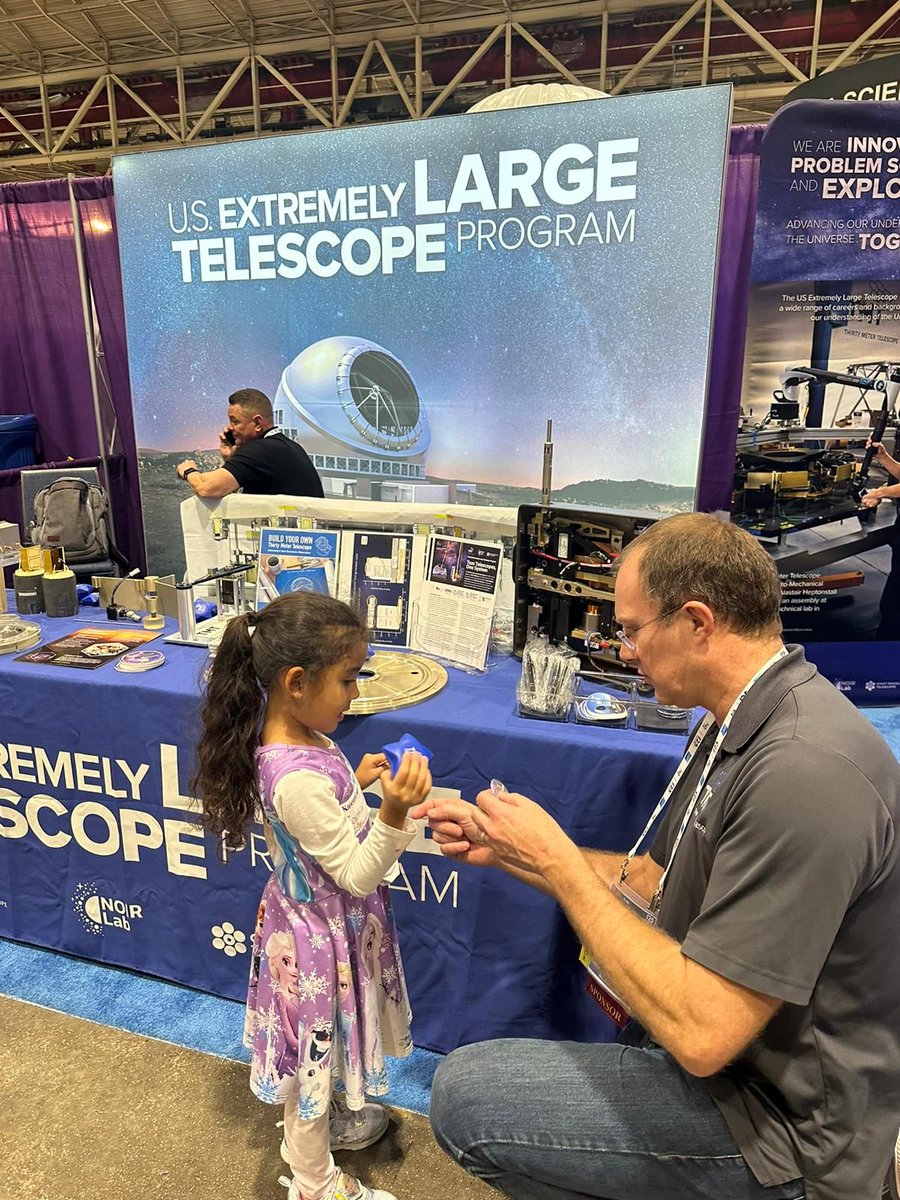 TMTObservatory's tweet image. It’s our last day at #AAS243! There’s still time to visit us in the Exhibit Hall.

#USELTP #astronomy #TMT #ThirtyMeterTelescope #telescope #observatory @giantmagellan  @NOIRLabAstro