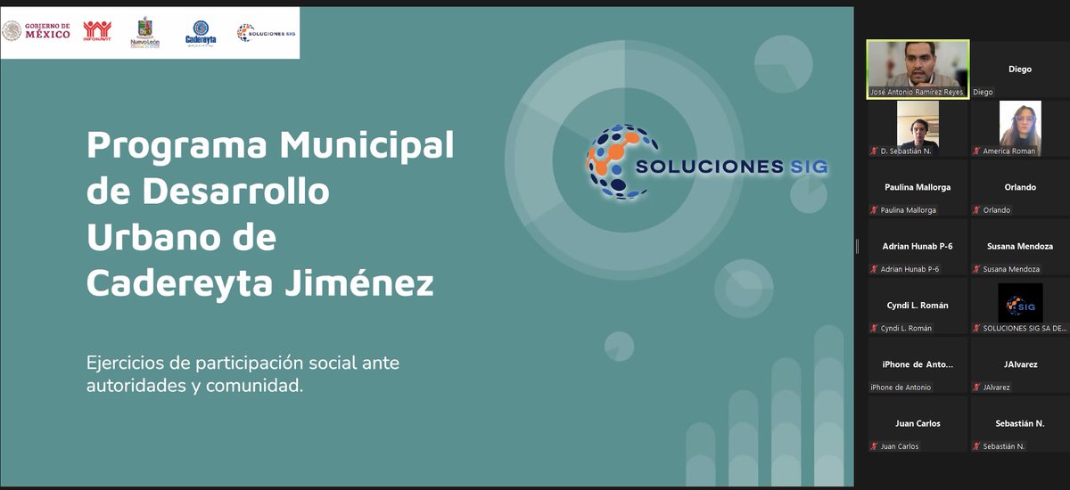 solucionessigmx's tweet photo. Los trabajos para la elaboración del Programa Municipal de #DesarrolloUrbano de #Cadereyta, #NuevoLeón, a través del convenio con @Infonavit, ya comenzaron. El día de ayer se presentó ante el Ayuntamiento el equipo de expertos que realizará las actividades elaborativas del #PMDU. https://t.co/zjZwY3FFa1