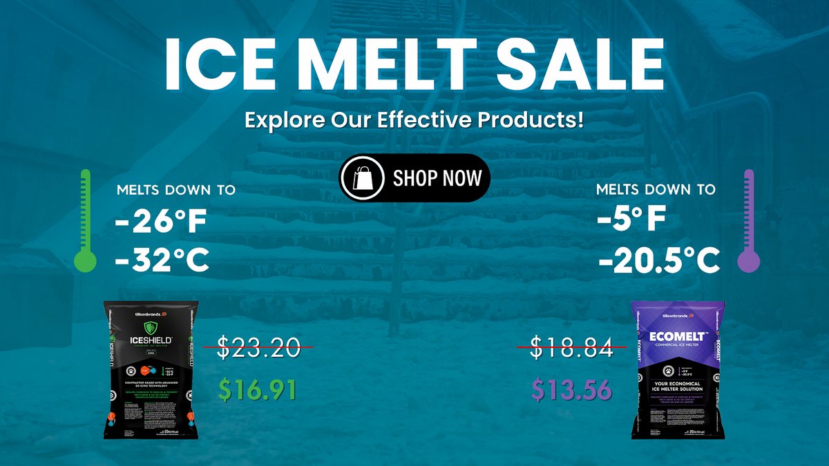 Step confidently through winter with our top-tier Ice Melt products.❄️Don't miss out on our exclusive winter sale! catalog.regentsupply.com/Category/REGIC…

#EdmontonWinter #IceMelt #WinterSafety #YEGSnow #RegentSupply #CommercialSupplies #IceManagement #Sale #JanitorialEssentials #yeg #yyc