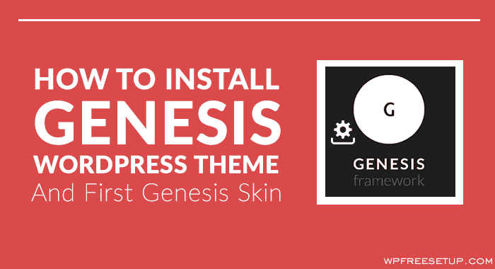 WPSutra's tweet photo. How To Install Genesis WordPress Theme And First Genesis https://t.co/yfJJ1Vo7XV https://t.co/GLW4u1EoKp
