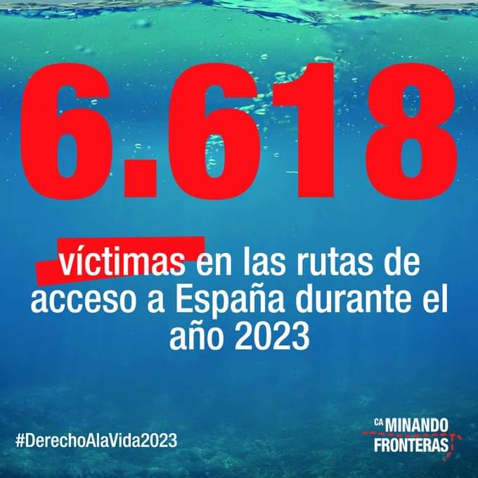 LA #LEYdeEXTRANJERÍA MATA | Cada año más.

Información de @walkingborders: caminandofronteras.org/informes/

#NingúnSerHumanoEsIlegal 
#DerechoALaVida2023