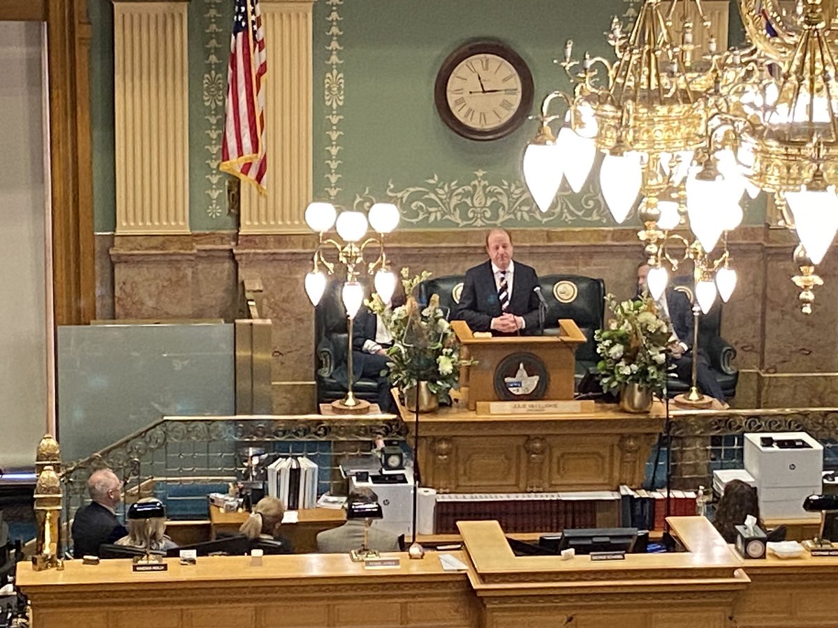ScottLLevin's tweet photo. Thank you @GovofCO for acknowledging in #COStateofState the 360% increase in antisemitic incidents @ADL has measured in US since #October7Massacre. We must stop hate in Colo and across the country. https://t.co/pF6okQHKPN