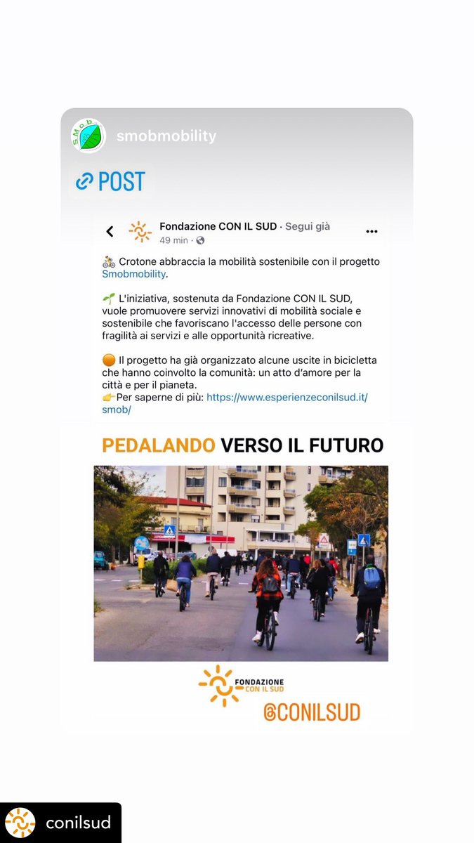 smobmobility's tweet photo. 📸 Guarda questo post su Facebook https://t.co/g8rVpS6eXF? Ti aspettiamo ❤️ https://t.co/pt4y7VJUXL