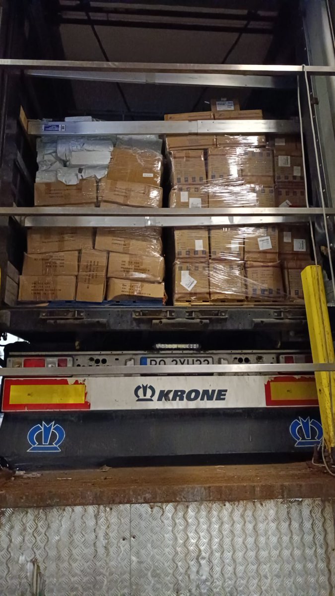 Great start of the year 👌
One more truck loaded with medical and humanitarian aid for Ukraine is leaving warehouse in Tallaght, Dublin 24 today. 
Thanks to all involved 🙌
Special thanks to
<a href="/HSeliveri/">Haikrishna Seliveri</a>
<a href="/LirDurcan/">Martin Durcan</a>
<a href="/UkrainianAction/">Ukrainian Action in Ireland</a>
<a href="/Arthur/">Arthur Vanderbilt</a>
Arthur Reynolds 
<a href="/UkraineIreland/">Ukrainian Community in Ireland</a>
