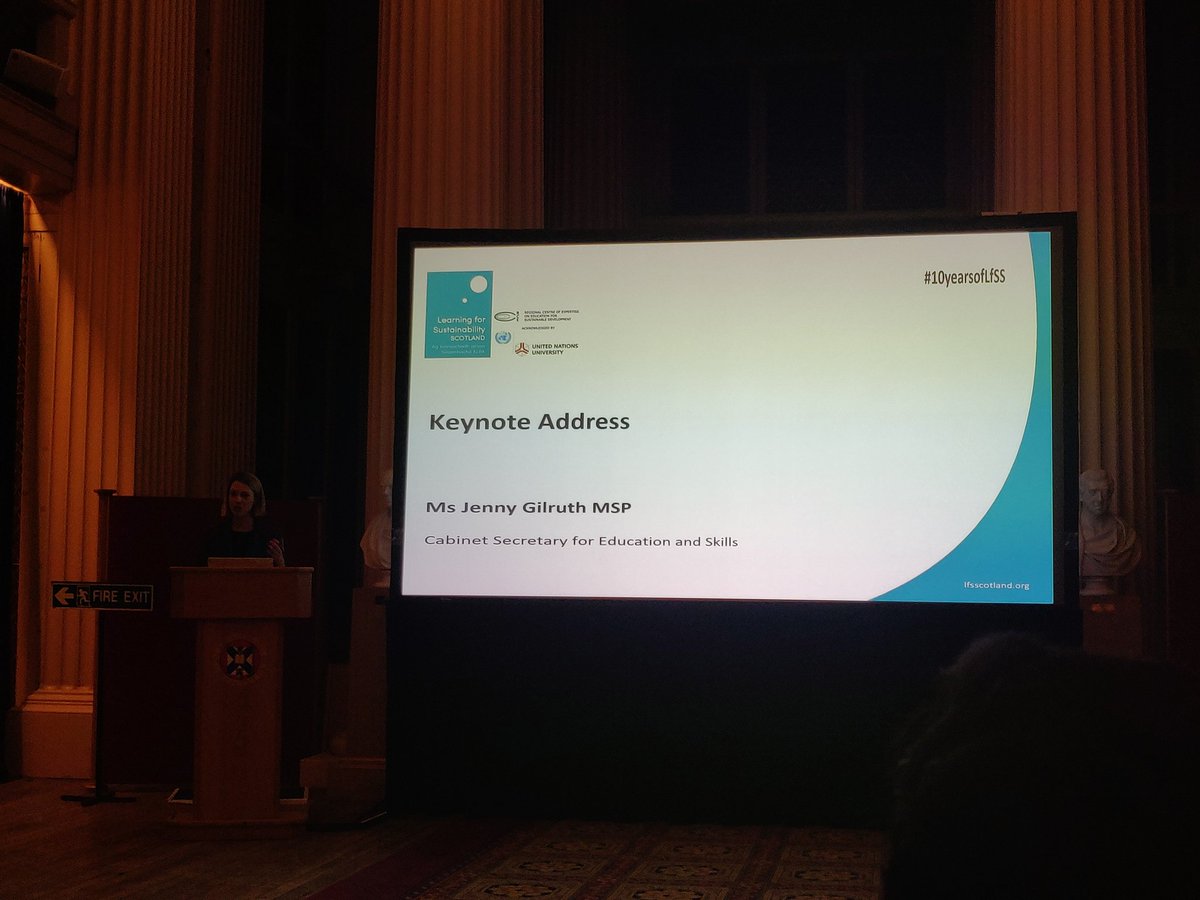dloweAP (@apdlowe) on Twitter photo Good to hear from the Cabinet Secretary about the Learning for Sustainability Action Plan at tonight's celebration at the <a href="/EdinburghUni/">The University of Edinburgh</a> Good to hear from the Cabinet Secretary about the Learning for Sustainability Action Plan at tonight's celebration at the <a href="/EdinburghUni/">The University of Edinburgh</a>