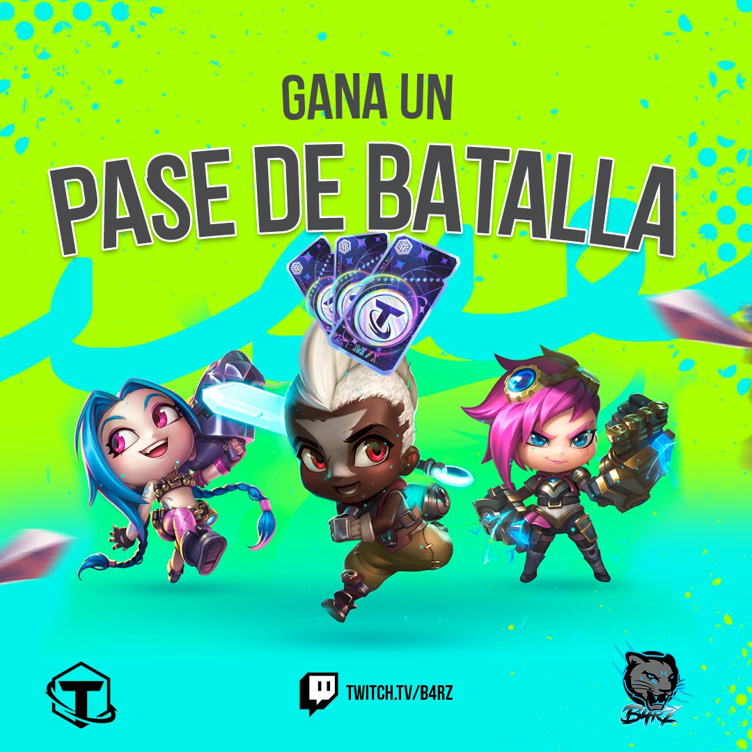 B4rzTFT's tweet photo. 👀 SORTEO DE PASES DE BATALLA 👀

🔵3 Ganadores
🔵Participa cualquier servidor

👇Completa los siguientes pasos y participas:
✅Seguirme en @B4rzTFT 
🩷Fav
🔁RT
🤝Etiqueta un amigx

‼️ Sorteo termina el 24/01/2024 ‼️ https://t.co/JrEjhcDYBi