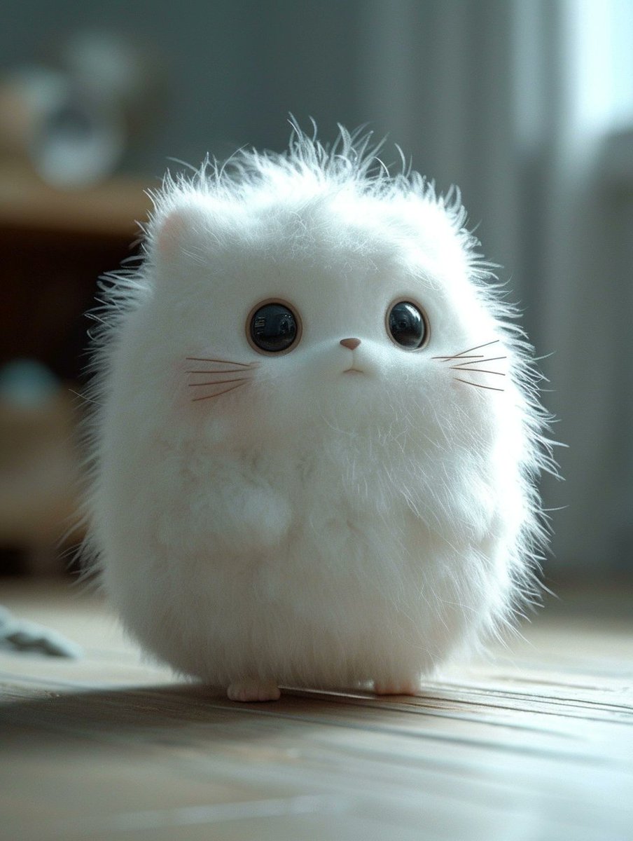 Cutepedia_'s tweet photo. πΎ Fluffiness overload! Isn't this the most adorable #FluffyFriend you've ever seen? It's like a cloud with eyes! Perfect for cuddles and smiles. Who else wants a #CuddleBuddy like this? π€βοΈ #CuteOverload #AdorableAI https://t.co/gTG1t6qXH0