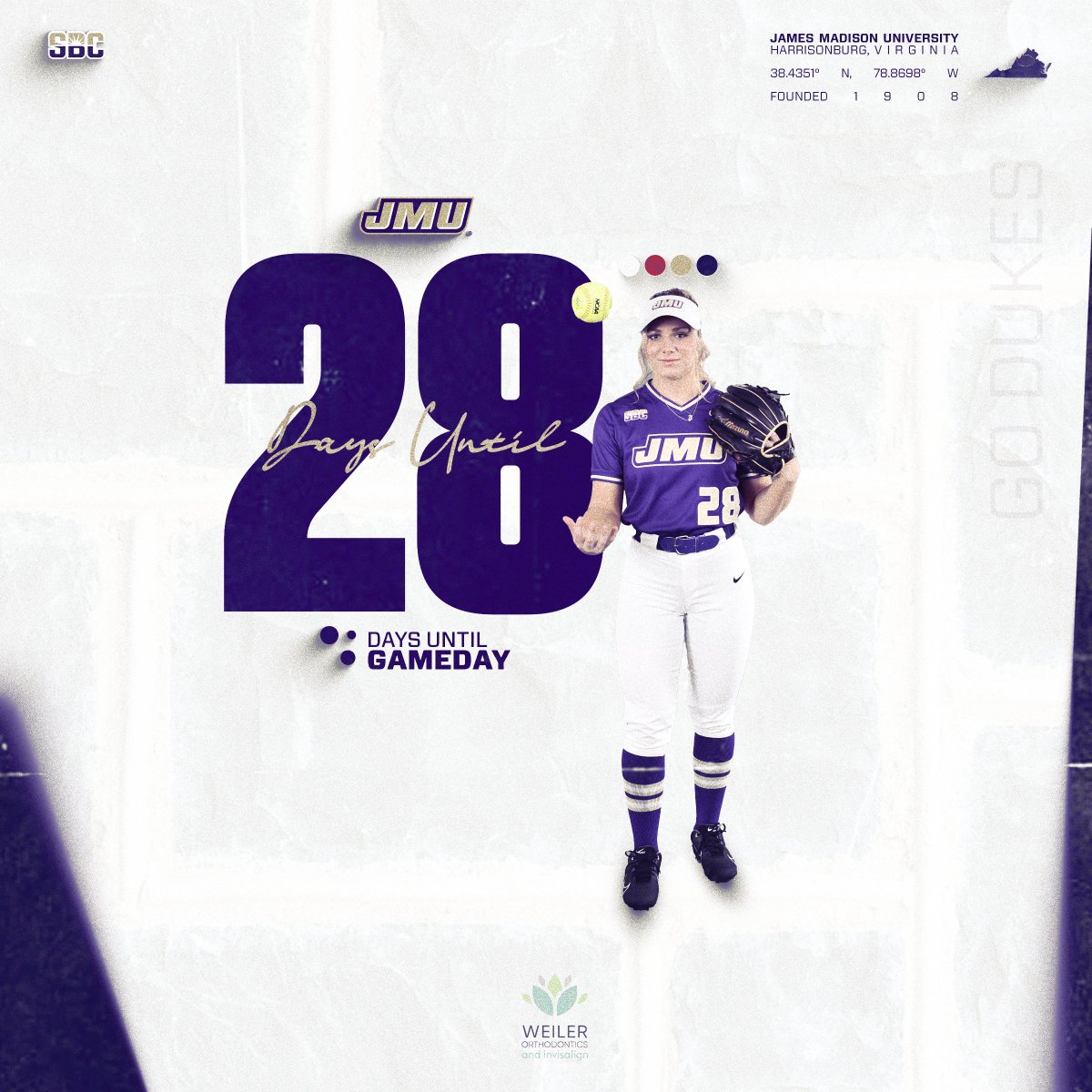 28 more sleeps, JMU nation 😴💤

#GoDukes | <a href="/Hanhennessy2020/">Hannah Hennessy</a>