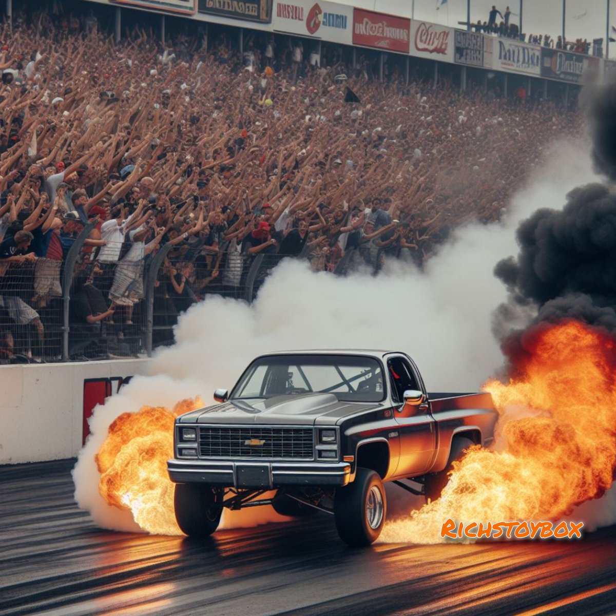 The Excitement Of Going To the Speedway!!! 

#chevy #chevysilverado #racing #truckracing #richstoybox #atlantamotorspeedway #racefans #atlanta #georgia