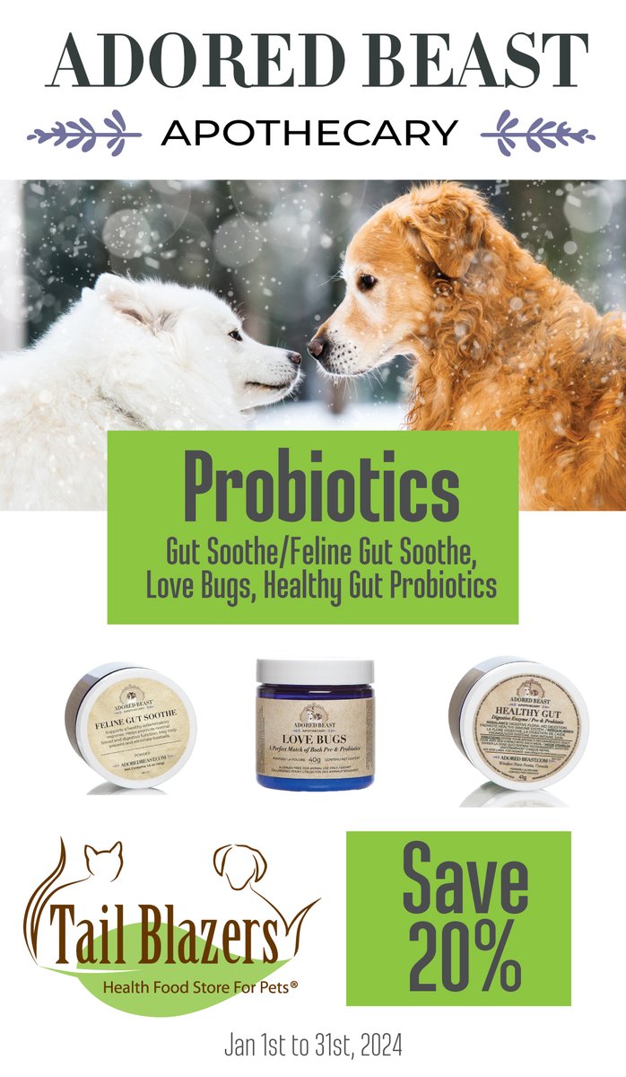tailblazerspets's tweet photo. January Promotions! #dog #cat #puppy #kitten #tailblazers #tailblazerspets #petstore #pethealth #healthypet https://t.co/geebnUzp7u