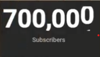 I caught it JUST in time LMAO

700K!!!!!!!!!!!!!!!!!!!!!! IKZZZZZZZZZ!!!!!!!!!!!!!
HELL YEAH!!!!!!!!!!!!!!!!!!!!!!!!!!!!!!!!!!!!