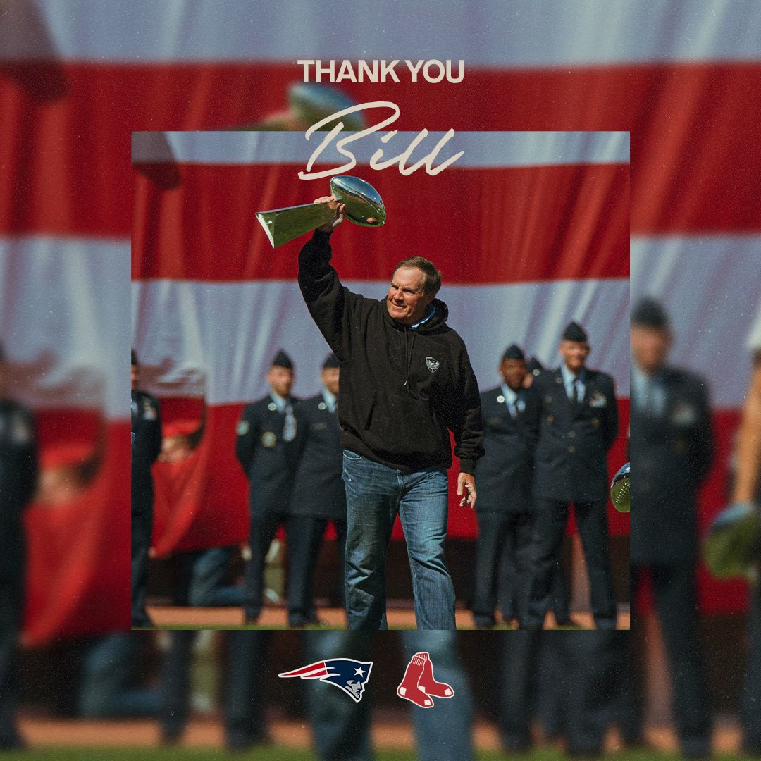 Thank you for a historic 24 years and setting a new standard of excellence for New England.