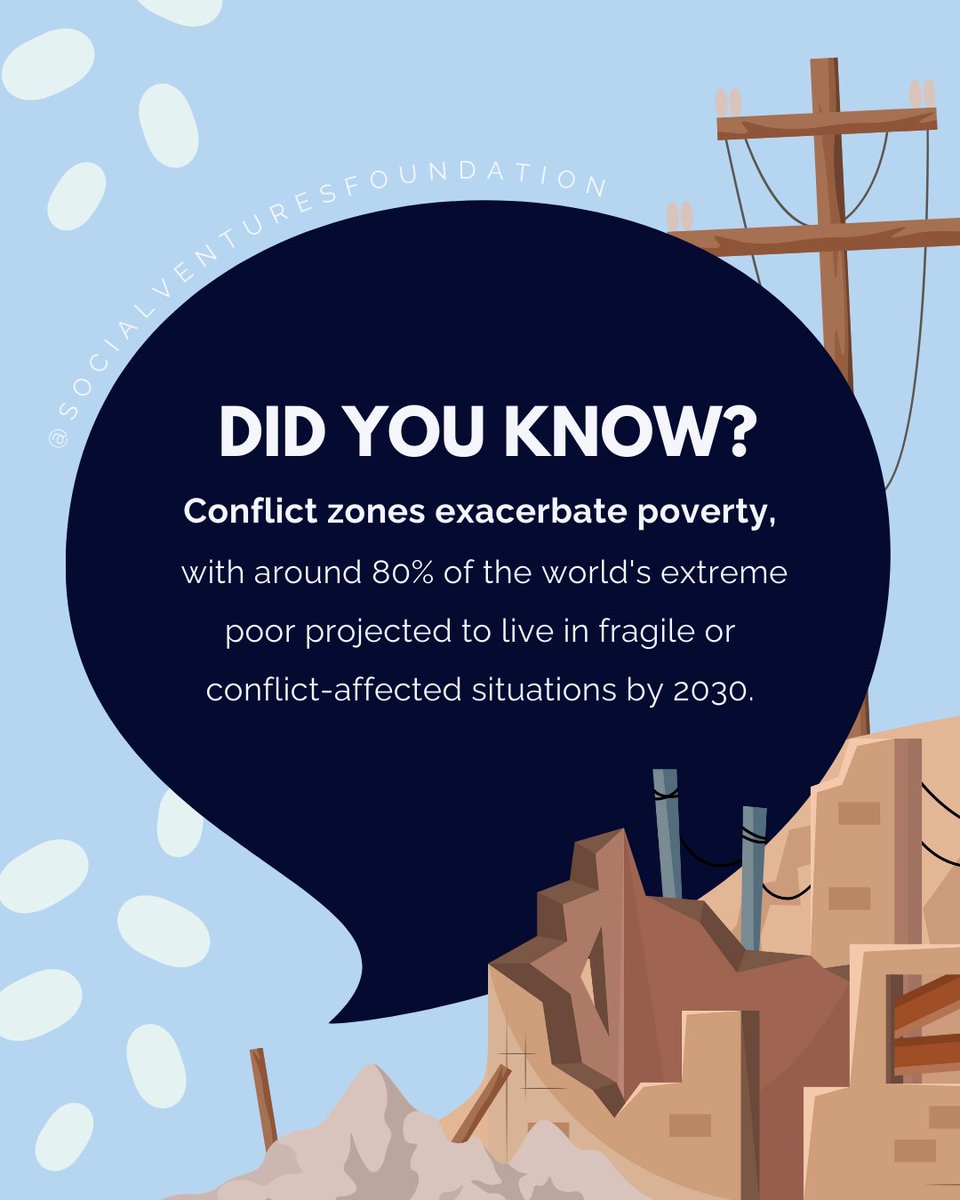 theSVFoundation's tweet photo. Conflict zones deepen poverty. By addressing the roots of conflict, we can pave the way for a more stable and prosperous world. 🕊️💙 #PeaceForAll #EndConflictPoverty https://t.co/6BGdkZ9Zaj