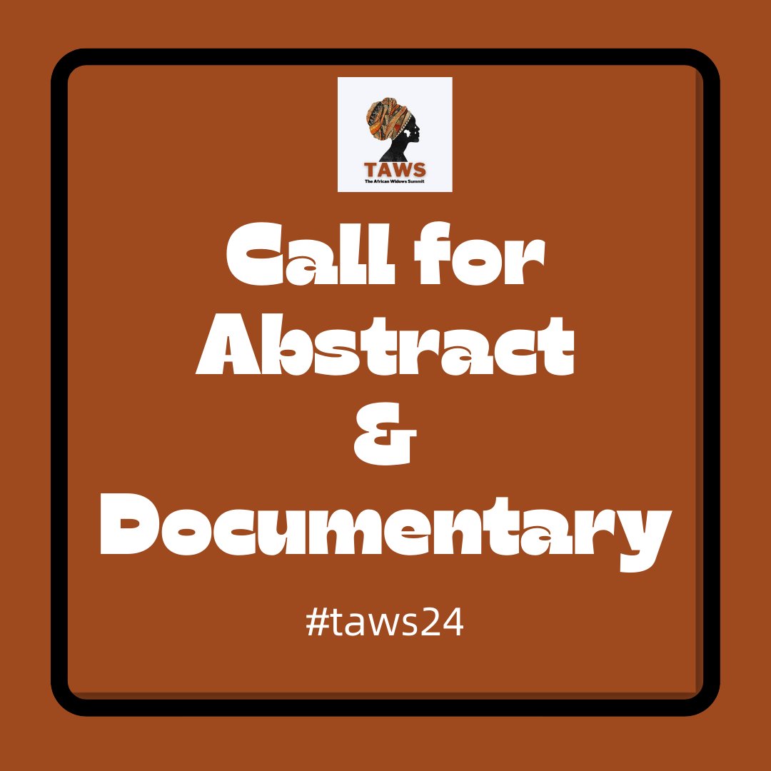 pawgadi_widows's tweet photo. "In Africa, issues affecting widows are still widespread despite laws that are meant to protect them"
 #taws 

Call for abstract and documentary...
#taws
#widows
#africanwidows
#africa
#EastAfricaTV 
#SouthAfrica https://t.co/MFNaVquXMq