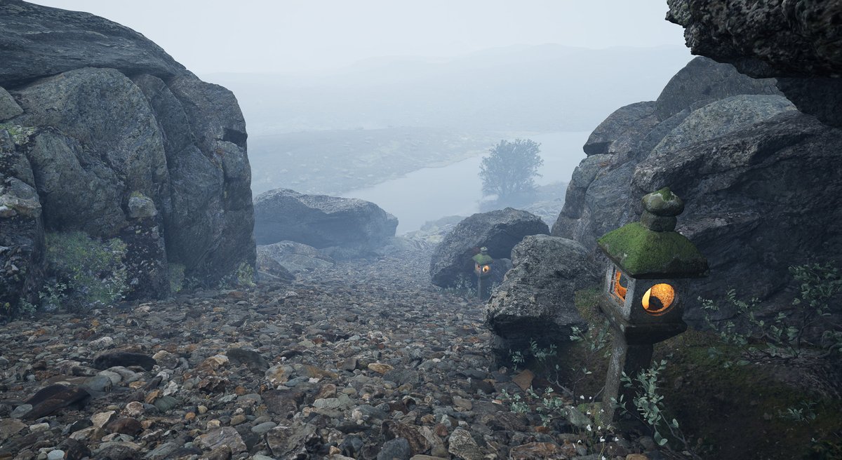 Swiftdeath918's tweet photo. Foggy bog
A small environment I made while learning the basics of Ultra dynamics sky. Made using Unreal Engine 5, Ultra dynamic sky, and megascans assets:)
More pictures on my ArtStation https://t.co/1WlKCF2kFV
#UE5 #3dart #environment #UltraDynamicSky https://t.co/ATUT3as2Tt