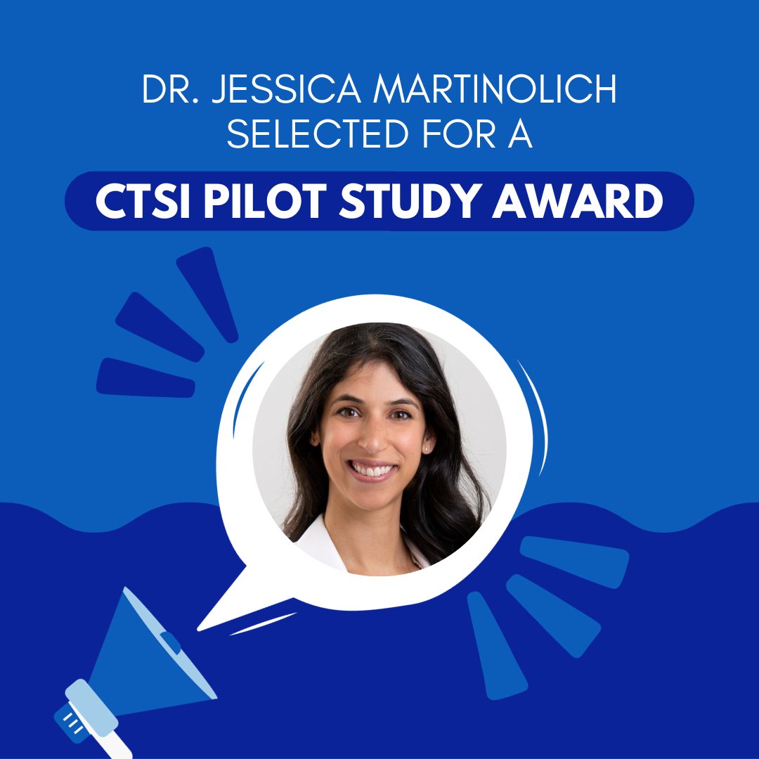 A great start to the year! ⭐ Dr. Jessica Martinolich's project (Impact of the Increase in Availability of Ambulatory Surgery on Treatment Decision Making) was selected for a 2024 Clinical &amp; Translational Science Institute Pilot Study Award! Congratulations! #ubsurgery #ubuffalo