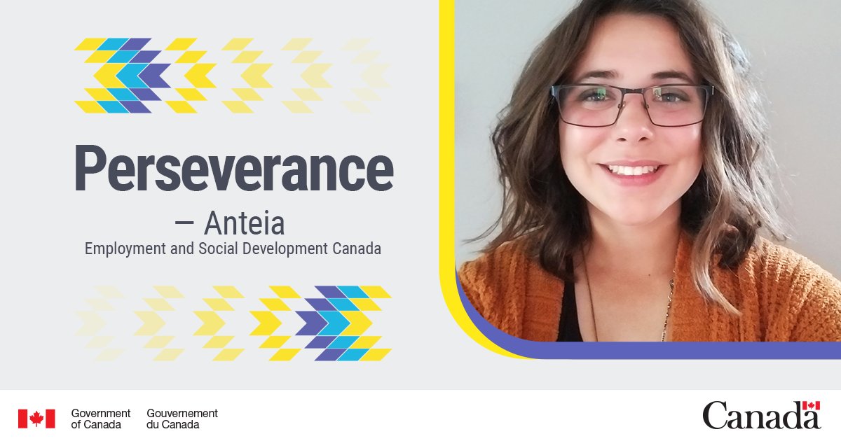 jobs_gc's tweet photo. “Perseverance” comes to mind when reading Anteia’s story. She didn’t give up when applying to #FSWEP, and neither should you!
Read more about why it’s important to #SelfDeclare when applying to #GC opportunities: https://t.co/2DqqdTLBnJ https://t.co/wroQBCacwi