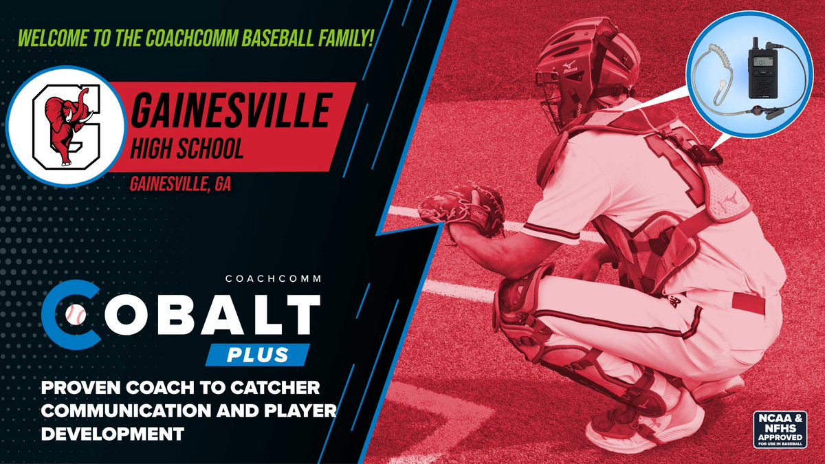 CoachComm's tweet photo. Welcome to our #CoachtoCatcher family @RedElephant_BSB!
We can't wait to root for you this spring! #GoRedElephants
@gdcbaseball @RickESalesSE #NextLevelBaseball #CobaltPLUS https://t.co/scruuhQlXl