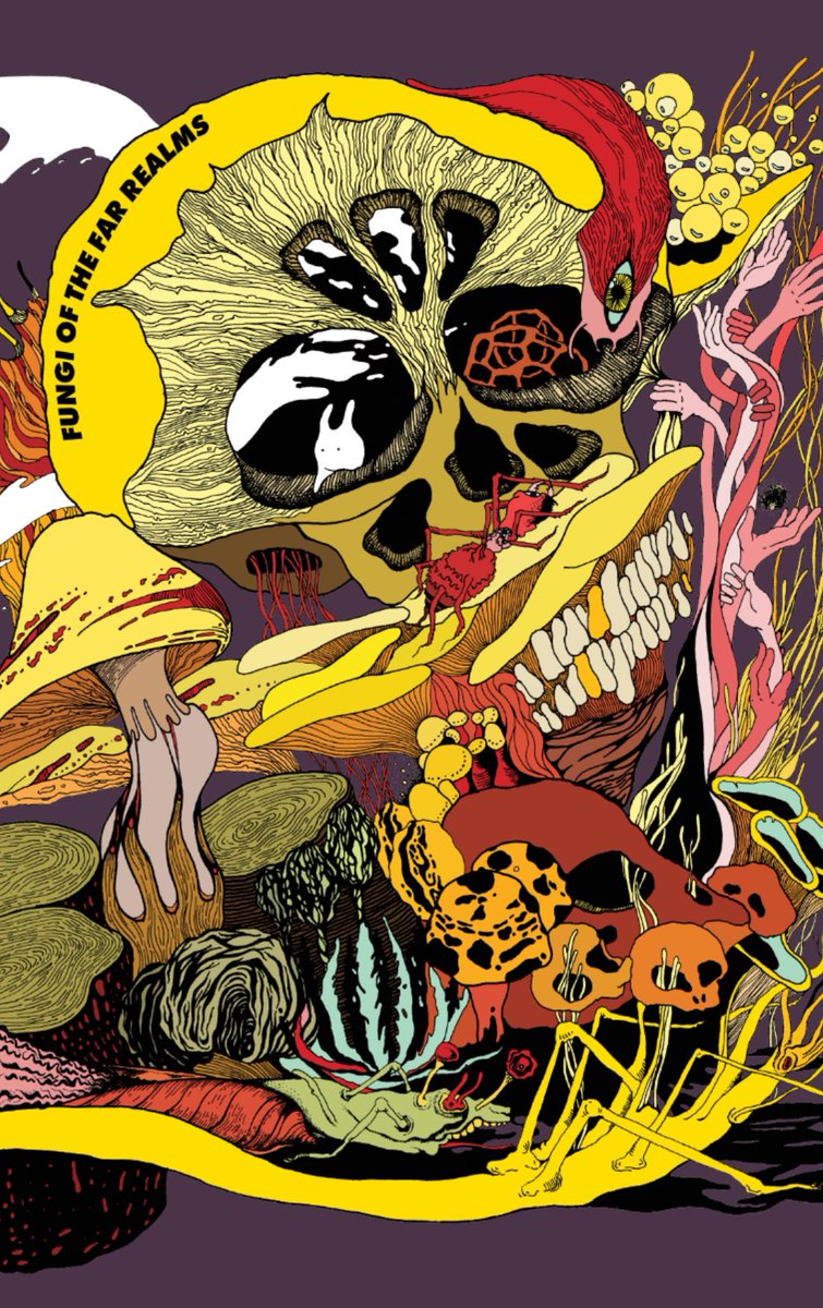 You may have seen me working in this on Ins, but you may not have Ins so here we are: a new cover for Fungi. Coming sometime this year. Follow iglootree_art on ins for more information!