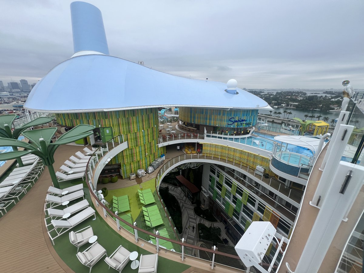 CruiseCritic's tweet photo. We're just 16 days away from #IconoftheSeas' first sailing, but today we're onboard for an early look! So far, so 🤩 https://t.co/xgVfhq1ZSh