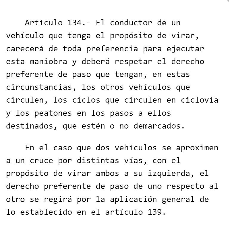 rhurtubia's tweet photo. el vehículo que vira pierde toda preferencia
https://t.co/HujrIYOB7M

(agradecimientos a @arieIIopez por ayudarme a identificar el artículo exacto de la ley que lo estipula) https://t.co/qPEoctESFH