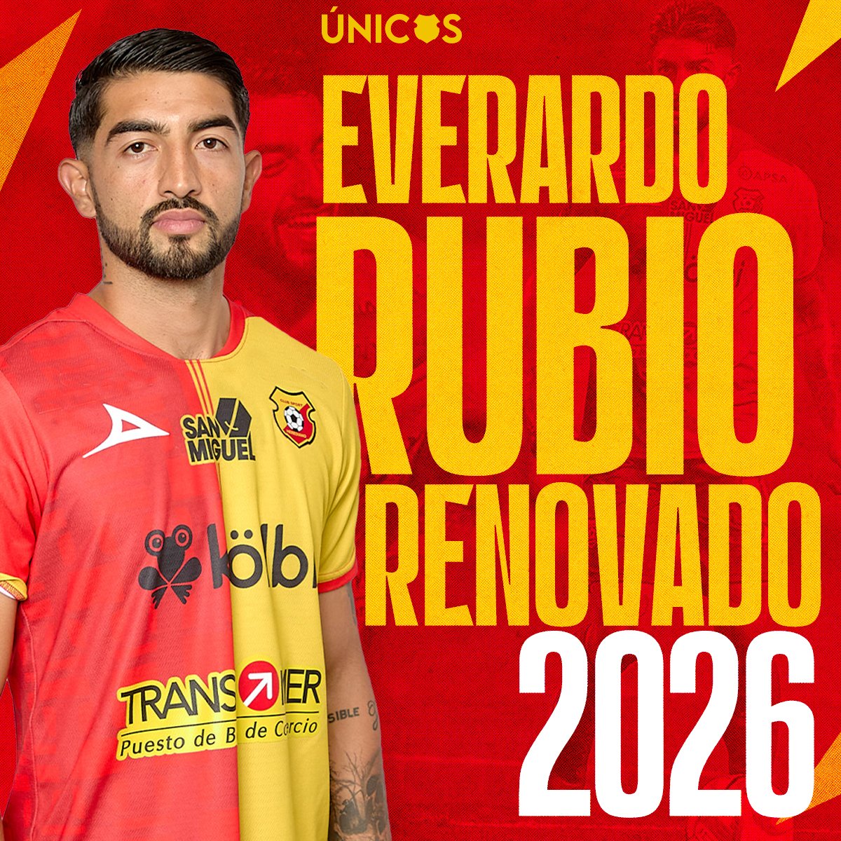 ¡Renovado! 🫶🏻🇲🇽

El defensor, Everardo Rubio, seguirá vistiendo la camiseta rojiamarilla hasta el 2026. ❤️💛

#SomosÚnicos #CSH
