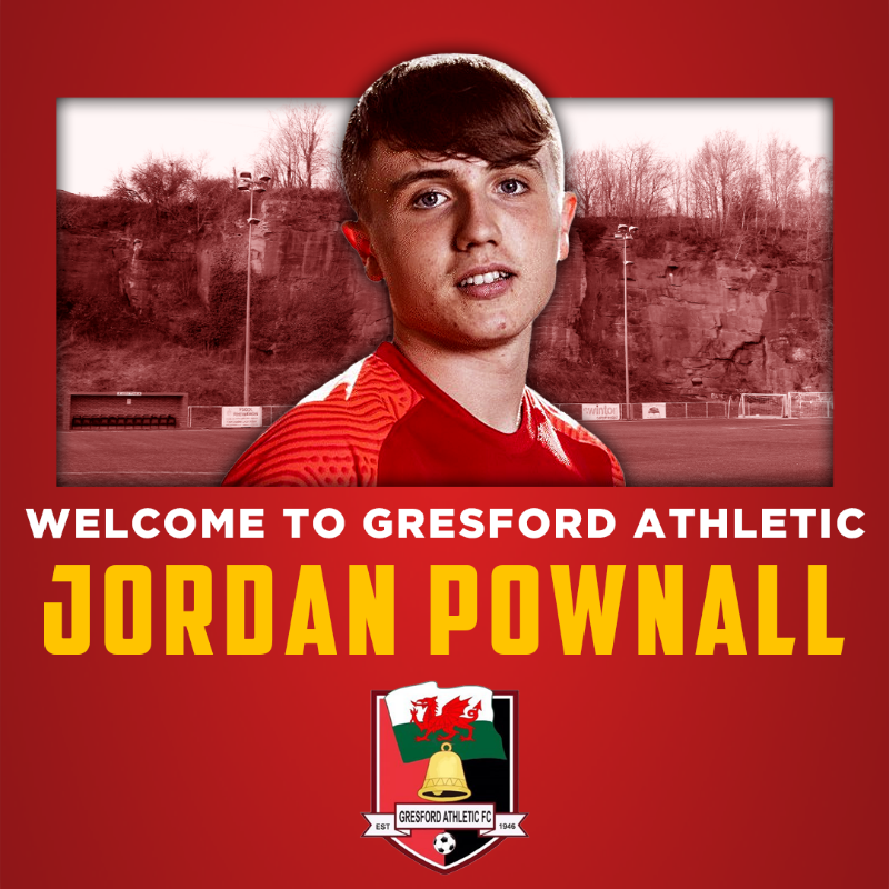 GresfordFC's tweet photo. 🔴 𝐖𝐄𝐋𝐂𝐎𝐌𝐄 𝐏𝐎𝐖𝐍𝐀𝐋𝐋 🔴

We are delighted to announce that @GresfordFC have completed the signing of @PownallJordan. ✍️

The midfielder joins us on loan from @the_nomads until the end of the 2023/24 season.

Welcome to the club, Jordan! 🤝