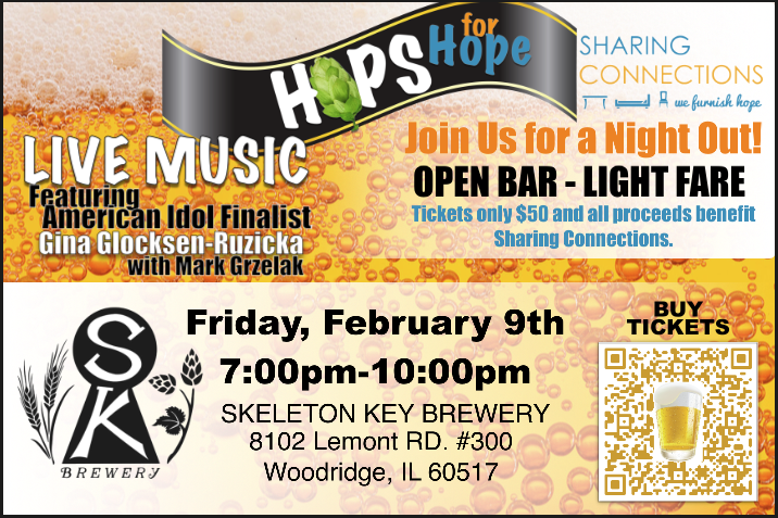What better way to support Sharing Connections' mission of sharing good things with good people than by sharing good times with good people? Join us at Hops for Hope - a casual but lively fundraising mixer to toast our dedicated supporters, and welcome new friends.