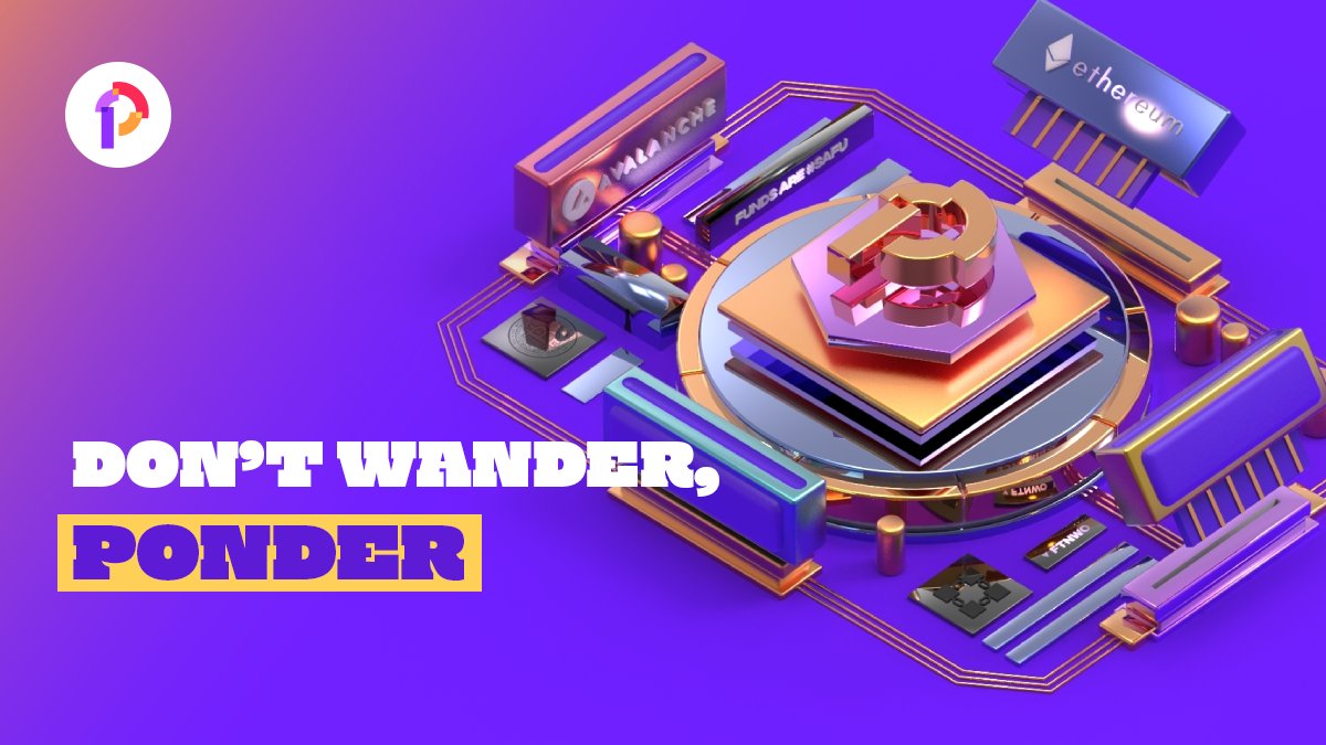 Ponder_One's tweet photo. #PonderOne aims to be at the forefront of solving problems #Web3 has, like #LiquidityFragmentation.
By integrating projects from established and emerging chains. Through Ponder you will be able to access and use your favourite protocols all on one site. https://t.co/hGP05kwECA
