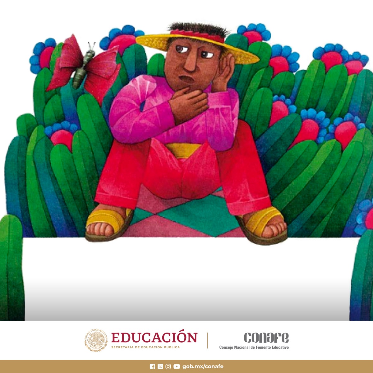 CONAFE_mx's tweet photo. No te pierdas la conmovedora historia del encuentro entre el hombre y el lobo. "Los amigos" es un cuento para niñas y niños escrito por Alejandra González que promueve el cuidado de la Biodiversidad y el valor de la amistad. 
#LecturasConafe
👇
https://t.co/YCyoZhndVf
@SEP_mx https://t.co/VasHkG8lY0