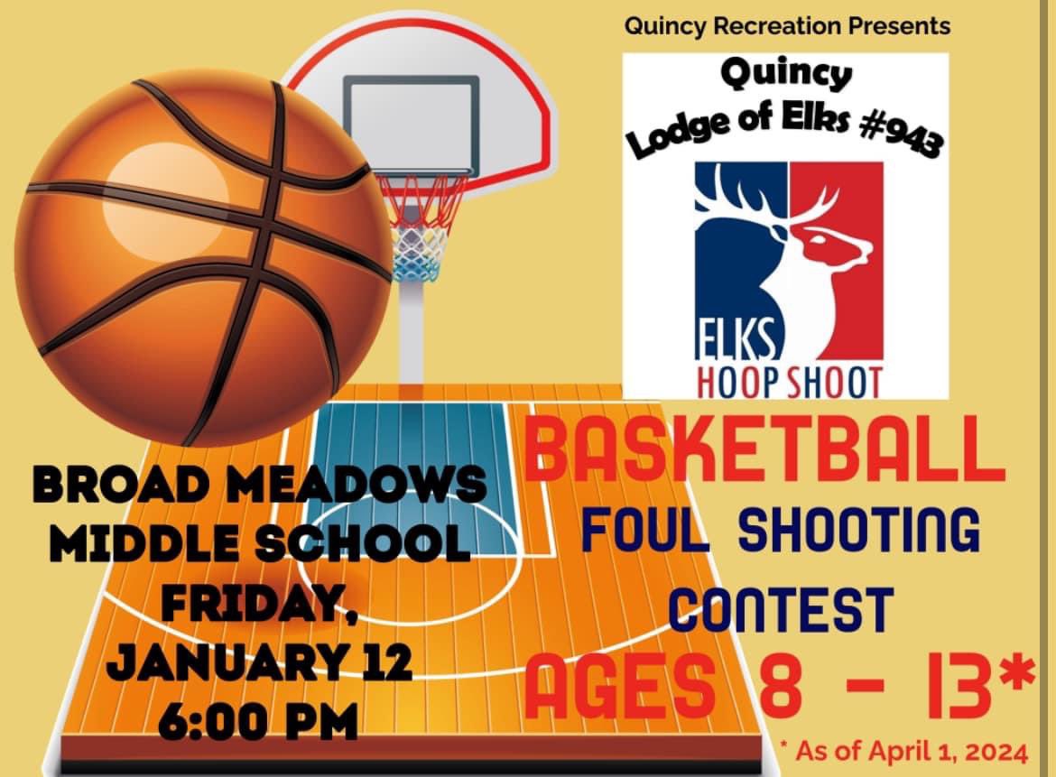 BruceJAyers's tweet photo. The Quincy Lodge of #Elks hoop shoot competition is tomorrow at 6PM. For more information, email me at brucej.ayers@yahoo.com #Quincy #hoopshoot https://t.co/xHPbhyYmkf